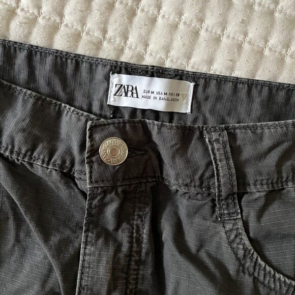 Zara Cargo Skirt - Grey/Black - Picture 3 of 3